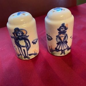 Signed Hadley Country Scene Salt and Pepper Shakers (Discontinued pattern)